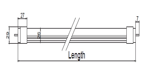 T8 LED tube (Type A)