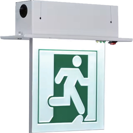160mm EXIT SIGN PLATE Recessed mounted type