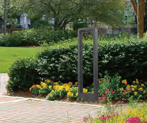 Rounded top Hollow frame Bollard Light