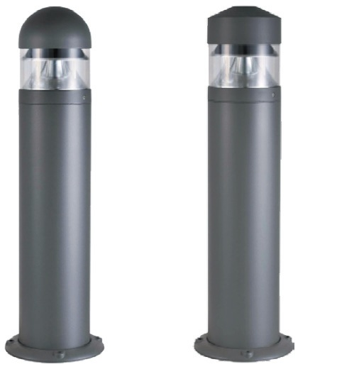 Round Column Bollard Light with Internal Reflector