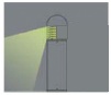 Uni‑directional Bollard Light