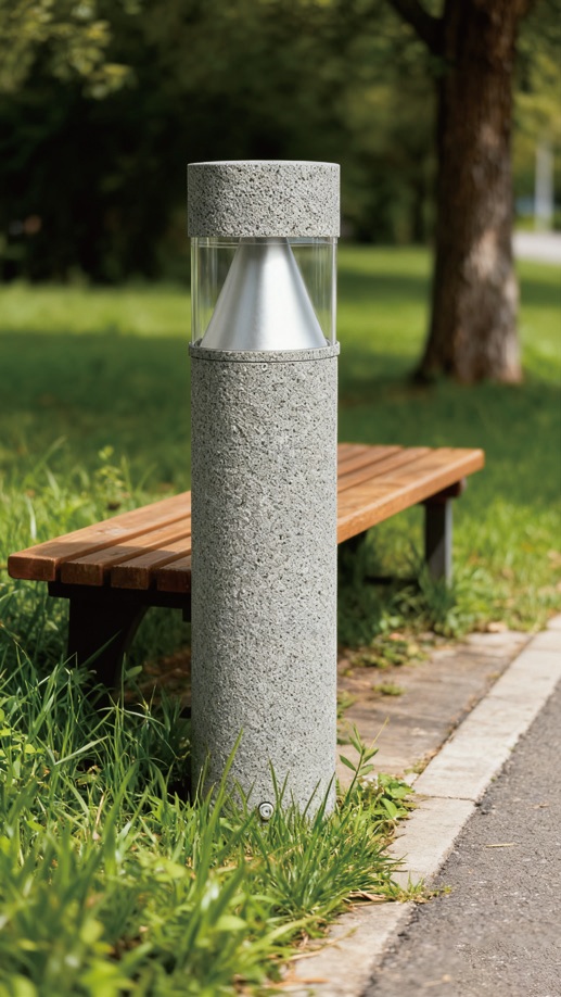 Concrete Bollard Light