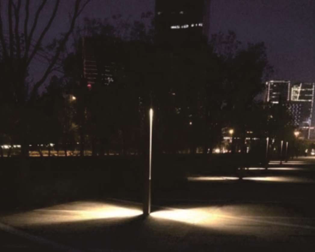 Round slim Garden Light