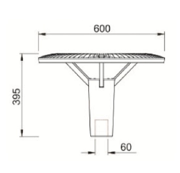 Disc Top Garden Light