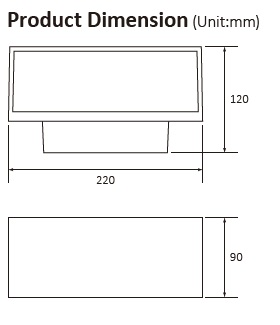 Cube Outdoor Wall Light