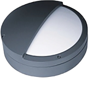 Half-Shield Eyelid Outdoor Wall Light