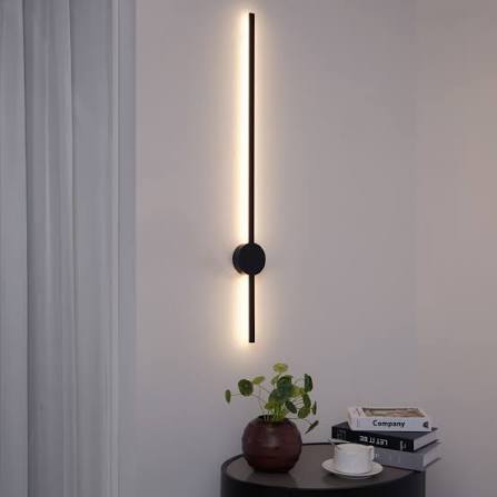 Linear Sleek LED Tube Wall Sconce Light