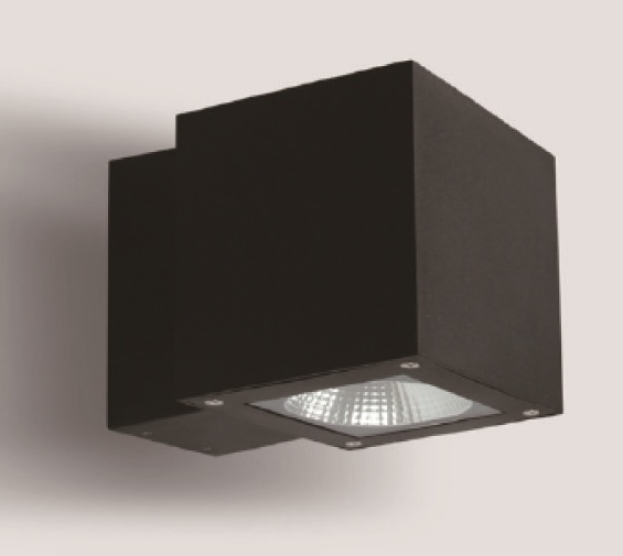 Cube Dual-Emission Outdoor Wall Light