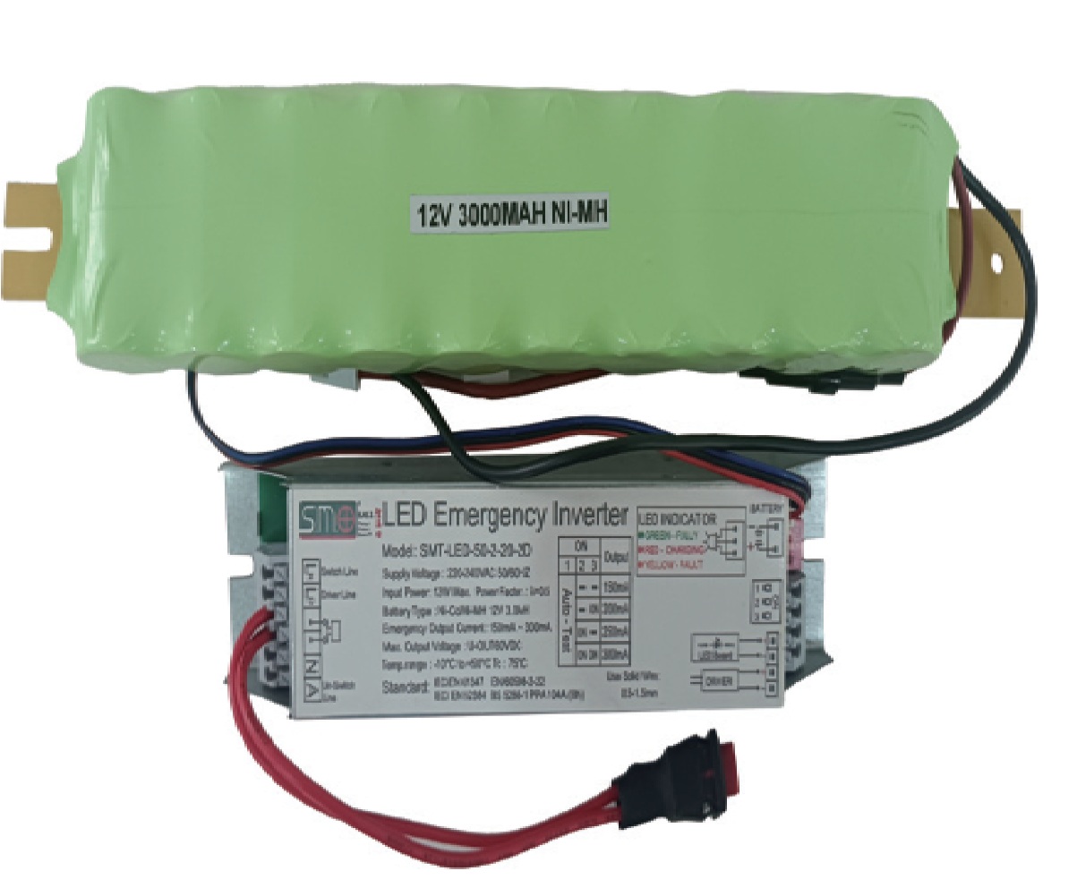 Emergency Battery Kit for LED Lighting