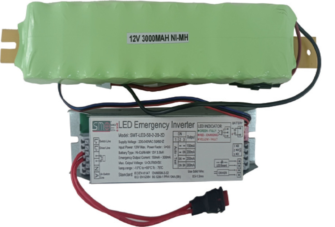 Emergency Battery Kit for LED Lighting
