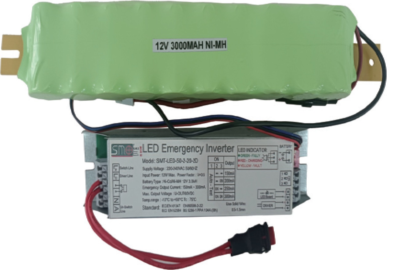 Emergency Battery Kit for LED Lighting