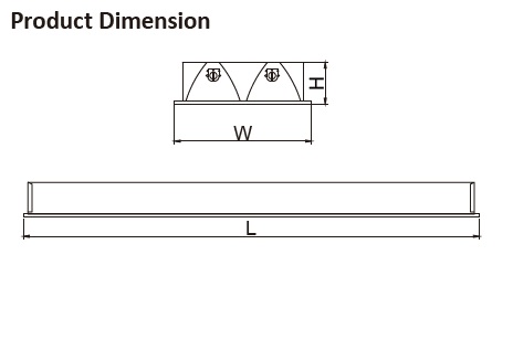 T8 Recessed mounted Twin/ Triple tube aluminum louver lamp