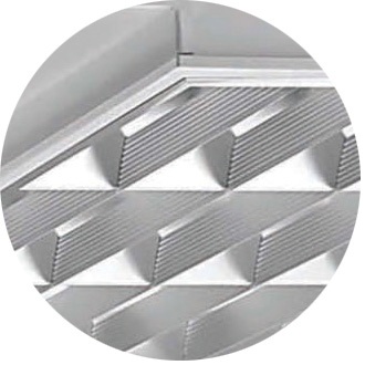 T8 Recessed mounted Twin/ Triple tube aluminum louver lamp