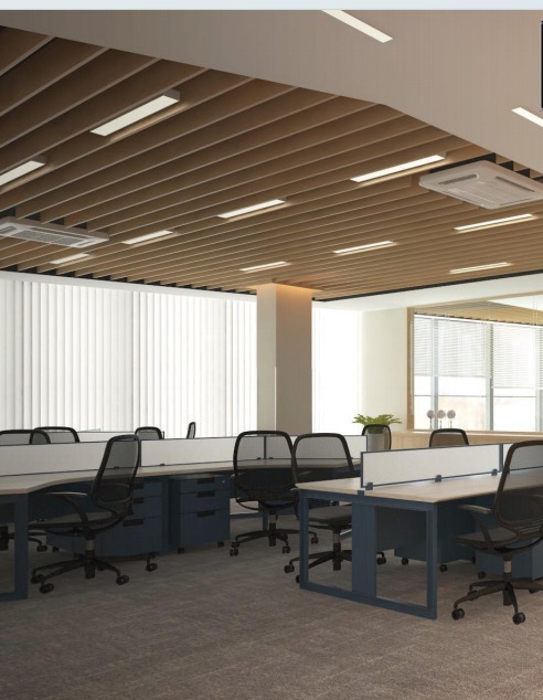 T5 100mm Recessed light fitting