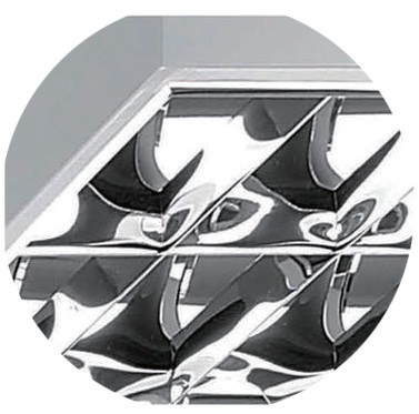 T8 Recessed mounted Single/ Twin/ Triple tube aluminum louver lamp