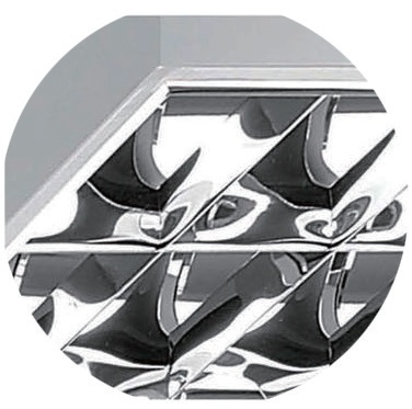 T5 aluminum louver lamp