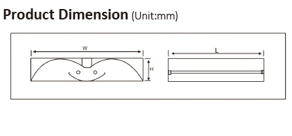 T5 Recessed light fittng
