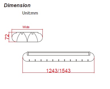 T5 aluminum louver lamp