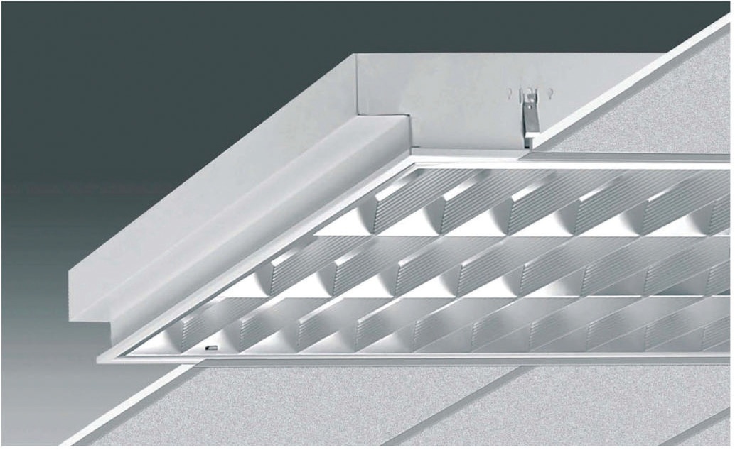 T8 Recessed mounted Twin/ Triple tube aluminum louver lamp