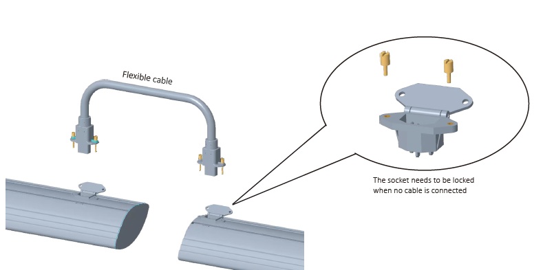T5 Suspended Office Linear Light