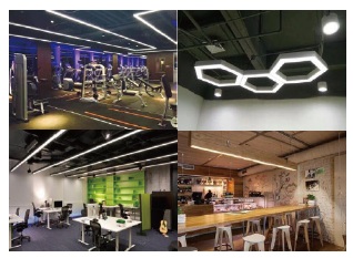 Suspended Office Linear Light