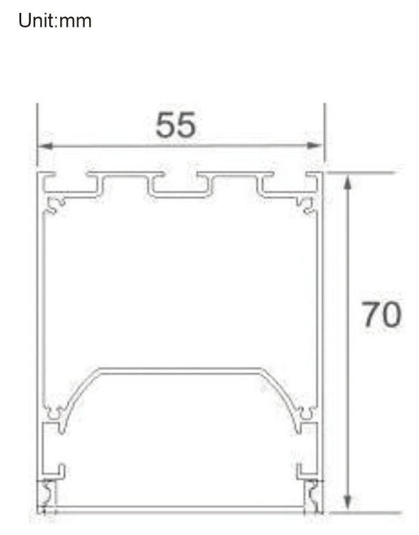 Bendable suspension linear Light
