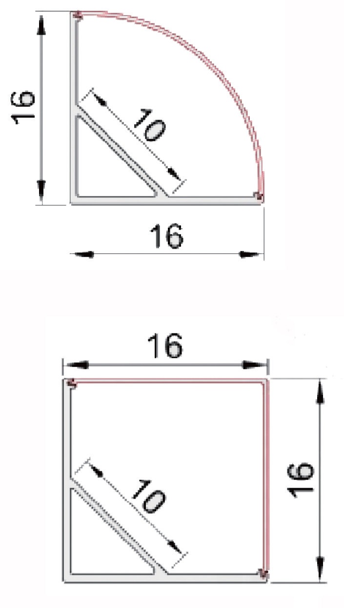 Custom-made Linear profile lamp