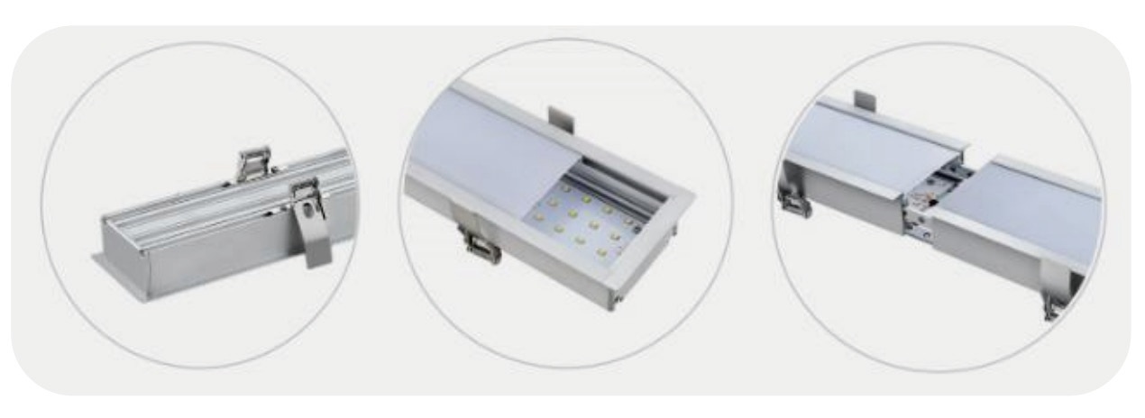 Custom-made Linear profile lamp