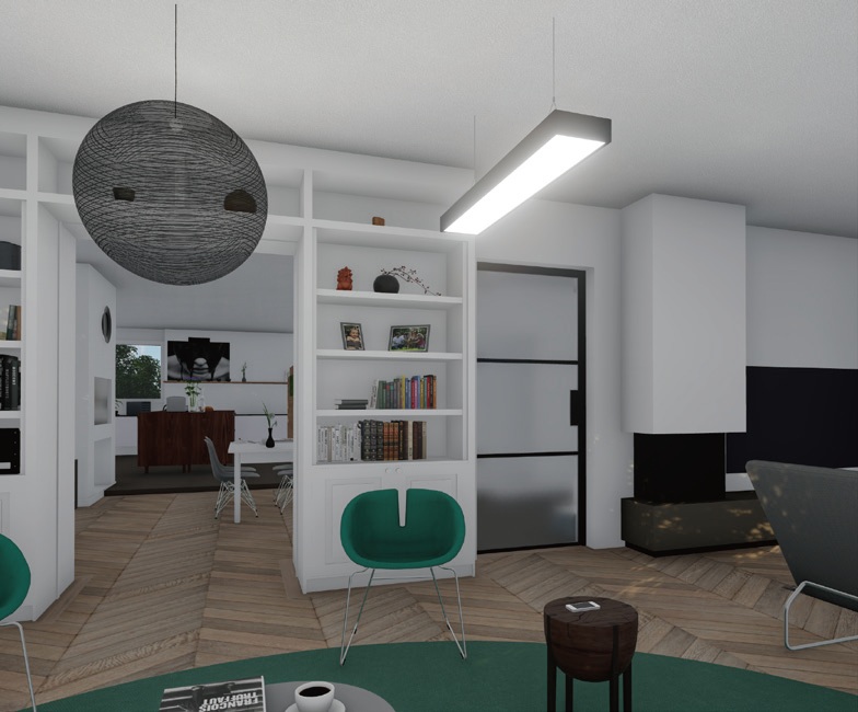 T5 Suspended Office Linear Light
