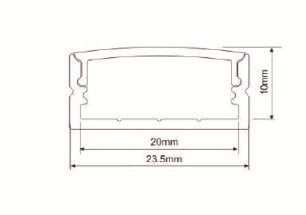Custom-made Linear profile lamp