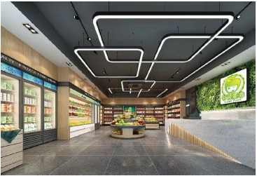 Suspended Office Linear Light