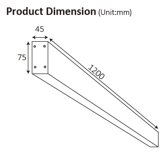 Suspended Office Linear Light