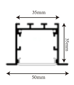 Custom-made Linear profile lamp