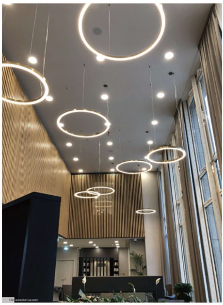 Round Suspended Office Linear Light