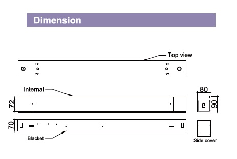 T5 Suspended Office Linear Light