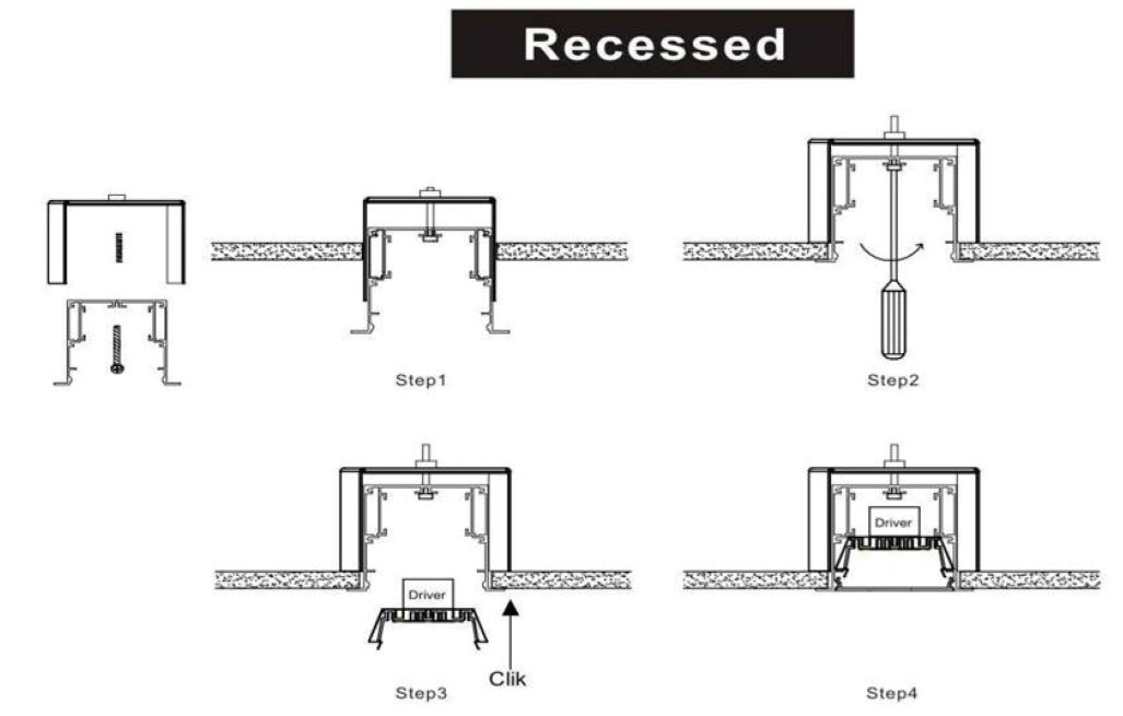 Suspended Office Linear Light