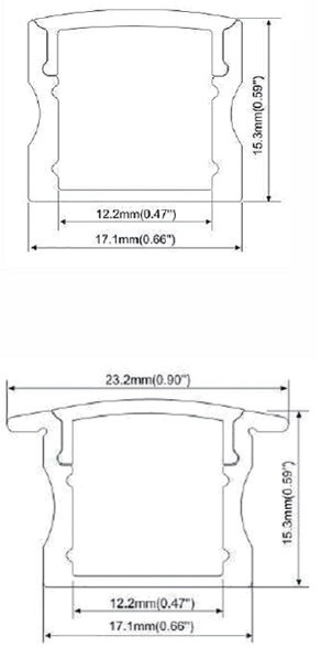 Custom-made Linear profile lamp