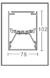 Suspended Office Linear Light