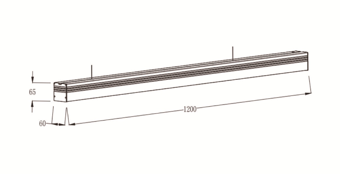 Suspended Office Linear Light