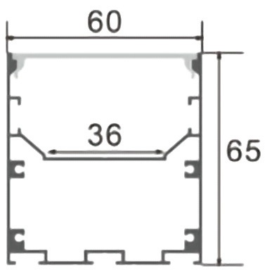 Suspended Office Linear Light