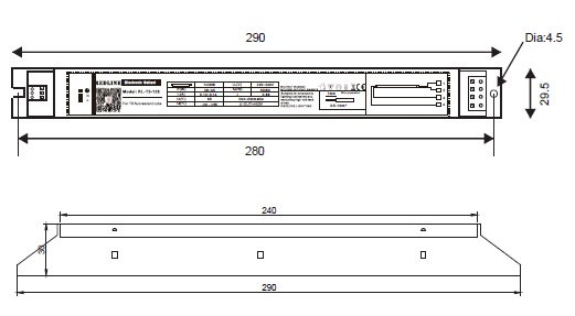 Electronic Ballast T5 14W