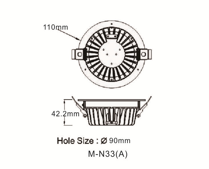 110mm Downlight