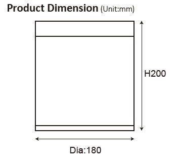 180mm Cylindrical Surface Mounted Downlight