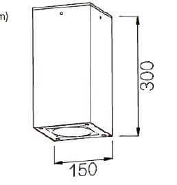 Square Surface Mounted Downlight
