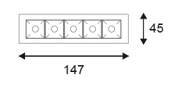 L150 Linear recessed downlight