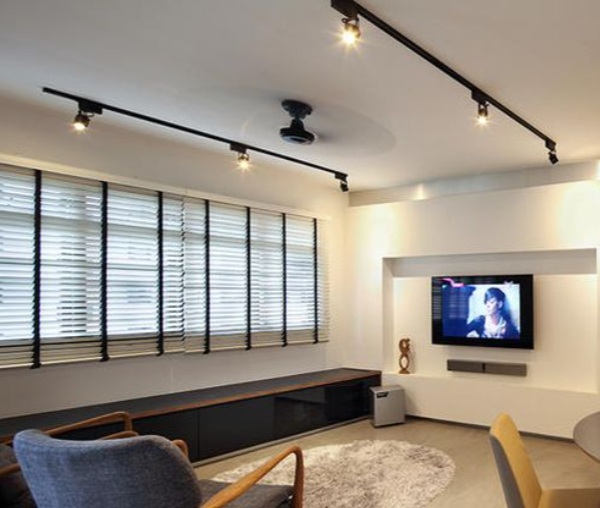 Dual-Axis Adjustable LED Track Spot Light