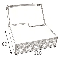 Anti-Glare Linear LED Track Spotlight