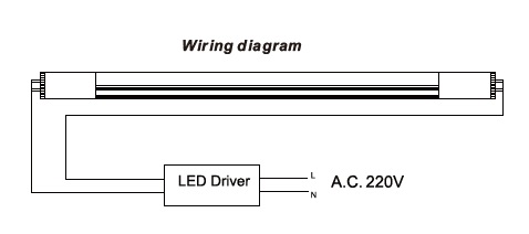 T5 LED tube (Type C)