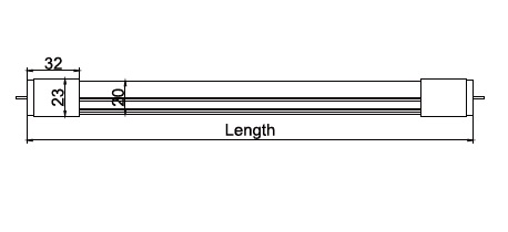 T5 LED tube (Type C)